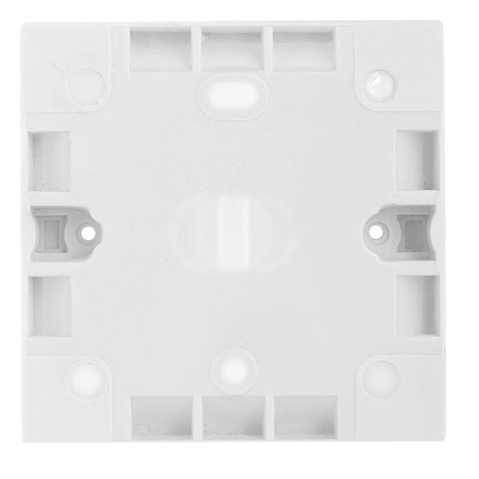 Spare and Square Electrical Miscellaneous Jegs 25mm Single Plastic Back Box JF782C - Buy Direct from Spare and Square