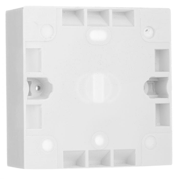 Spare and Square Electrical Miscellaneous Jegs 25mm Single Plastic Back Box JF782C - Buy Direct from Spare and Square