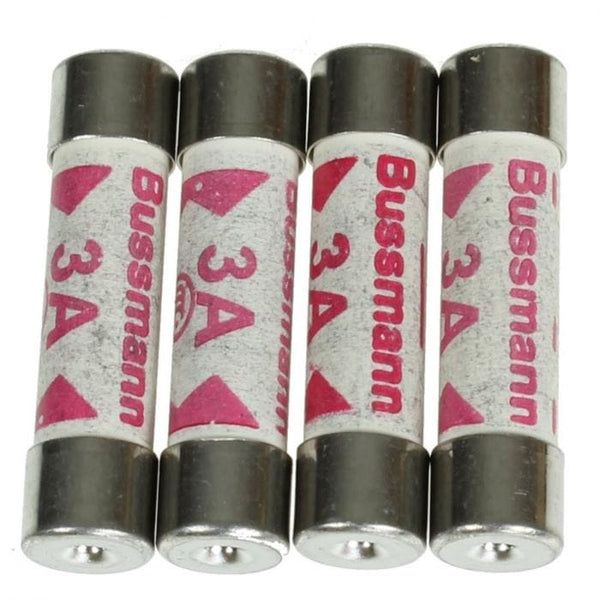 Spare and Square Electrical Miscellaneous Jegs 3 Amp British Plug Fuses - Pack Of 4 PPJ111-3 - Buy Direct from Spare and Square