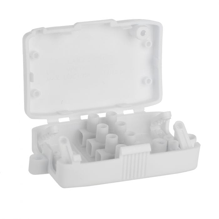 Spare and Square Electrical Miscellaneous Jegs 4 Way 10A Junction Connection Box White JF054NW - Buy Direct from Spare and Square