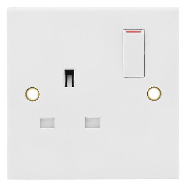 Spare and Square Electrical Miscellaneous Jegs Contract 1 Gang 13A Flush Switched Socket JF700 - Buy Direct from Spare and Square