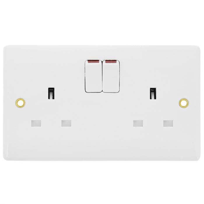 Spare and Square Electrical Miscellaneous Jegs Contract 13A Switched Fused Spur JF741 - Buy Direct from Spare and Square