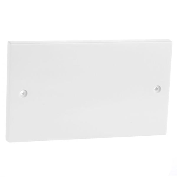 Spare and Square Electrical Miscellaneous Jegs Double Blanking Plate White JF781 - Buy Direct from Spare and Square