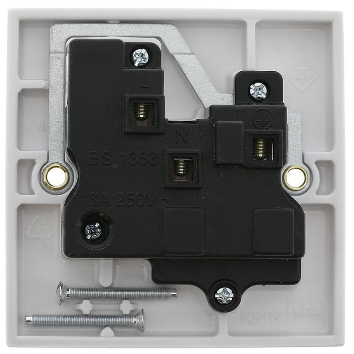 Spare and Square Electrical Miscellaneous Jegs Flush Fitting Single Switched Socket PPJ071T - Buy Direct from Spare and Square