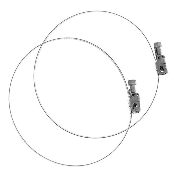 Spare and Square Electrical Miscellaneous Jegs Pair Of 4 Inch Metal Clamps JM083 - Buy Direct from Spare and Square