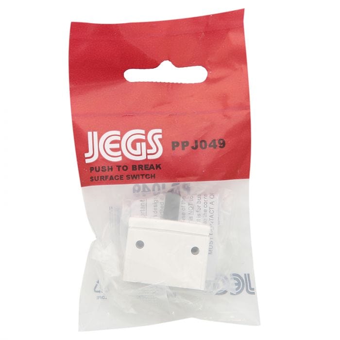 Spare and Square Electrical Miscellaneous Jegs Push To Break Auto Cabinet Switch Pre Packed PPJ049 - Buy Direct from Spare and Square