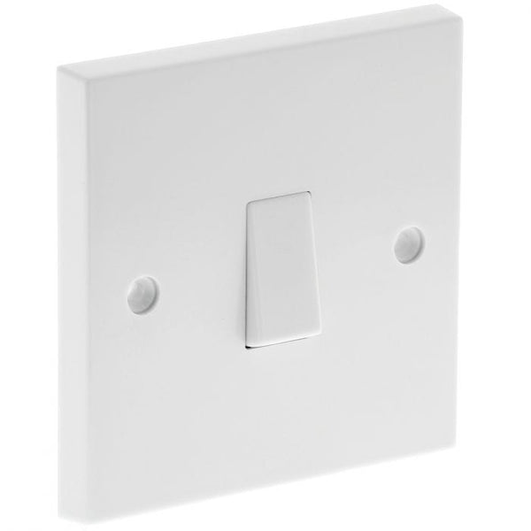 Spare and Square Electrical Miscellaneous Jegs Single Wall Switch - 1 Way - Flush PPJ073T - Buy Direct from Spare and Square