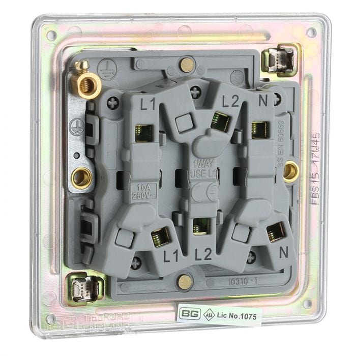 Spare and Square Electrical Miscellaneous Nexus 3 Pole Fan Isolator Switch Stainless Steel JF463SS - Buy Direct from Spare and Square