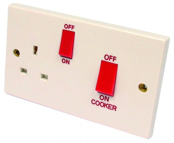 Spare and Square Electrical Miscellaneous Oven Socket Switch + Outlet 45 Amp PPJ085A - Buy Direct from Spare and Square