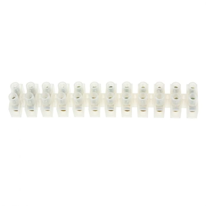 Spare and Square Electrical Miscellaneous Terminal Strip 15 Amp 12 Way - Pack Of 10 JG015 - Buy Direct from Spare and Square