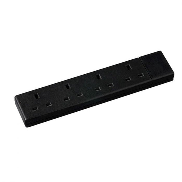 Spare and Square Extension Leads Jegs 4 Gang Trailing Socket With Neon Black JF065BK - Buy Direct from Spare and Square