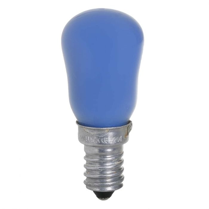 Spare and Square Fridge Freezer Spares Crompton 15W SES Pygmy Bulb - Blue JD031B - Buy Direct from Spare and Square