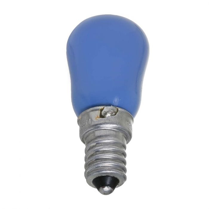 Spare and Square Fridge Freezer Spares Crompton 15W SES Pygmy Bulb - Blue JD031B - Buy Direct from Spare and Square