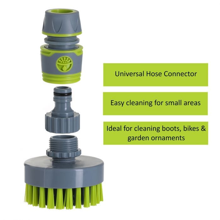 Spare and Square Garden Garden Hose Pipe Brush Attachment - 3 Inch Brush GDN516 - Buy Direct from Spare and Square