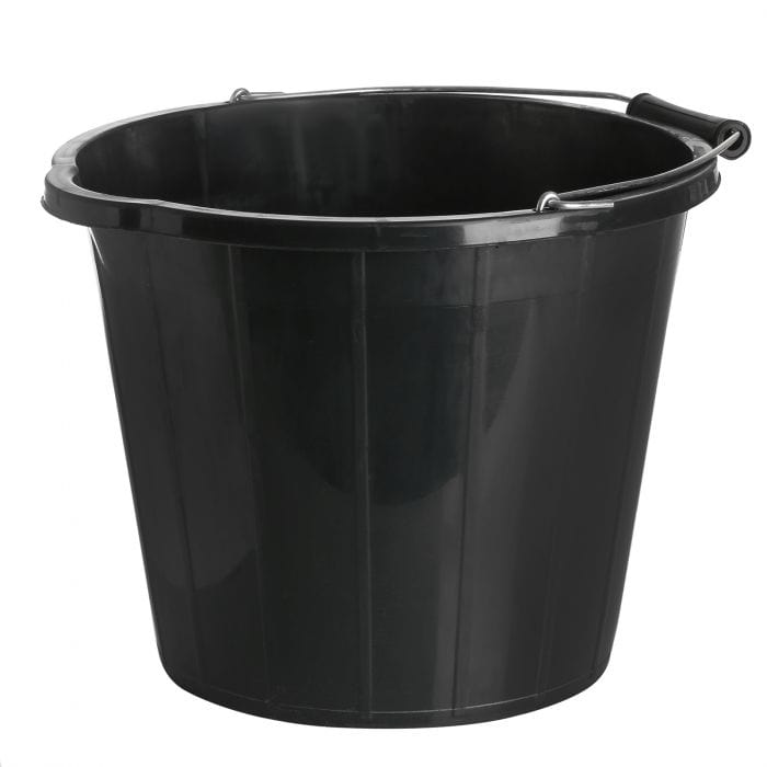 Spare and Square Garden Jegs 14 Litre Black Builders Bucket HP100 - Buy Direct from Spare and Square