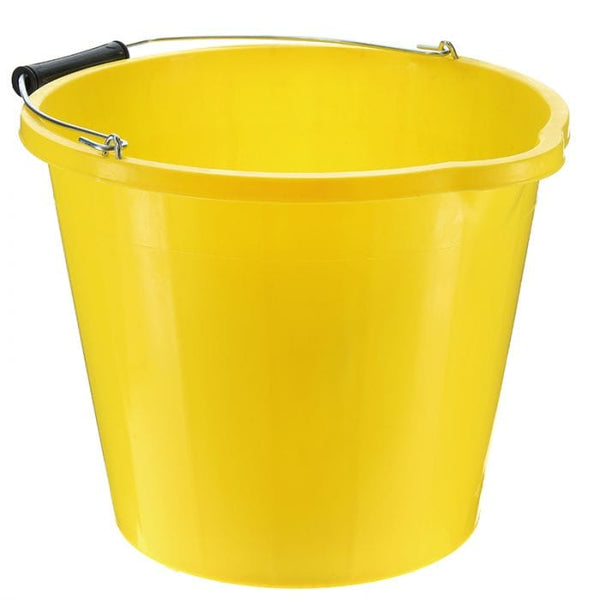 Spare and Square Garden Jegs 14 Litre Yellow Builders Bucket HP101 - Buy Direct from Spare and Square