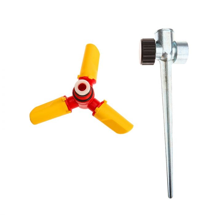 Spare and Square Garden Plastic Irrigation Garden Sprinkler - 3 Arm GDN504 - Buy Direct from Spare and Square