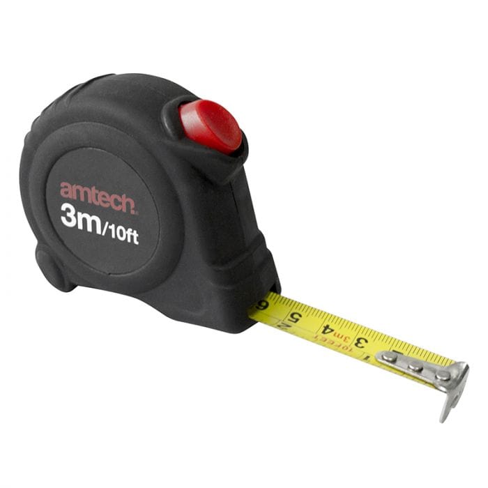 Spare and Square Hand Tools Amtech 3M Self - Locking Measuring Tape JL193C - Buy Direct from Spare and Square