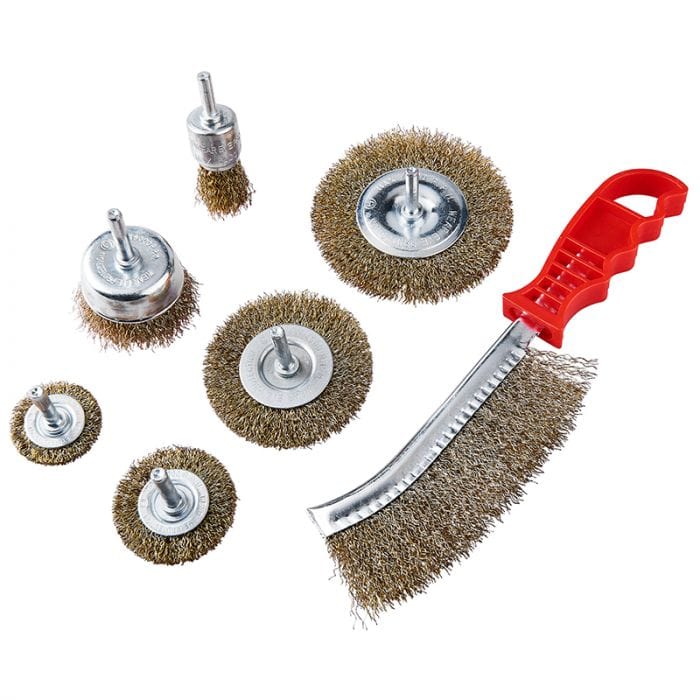 Spare and Square Hand Tools Amtech 7 Piece Wire Brush Set JL6085 - Buy Direct from Spare and Square