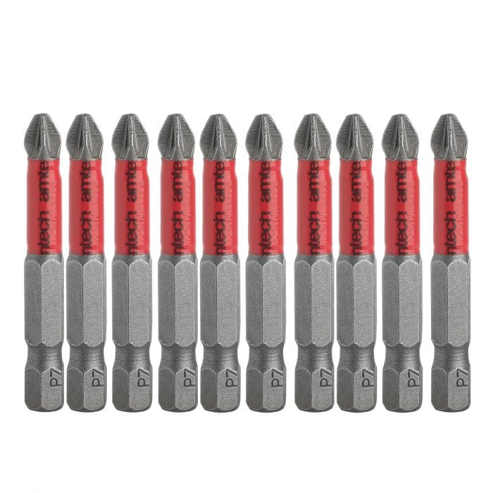 Spare and Square Hand Tools Amtech Non-Slip Bits - 50mm - 10 Piece Set JL035B - Buy Direct from Spare and Square