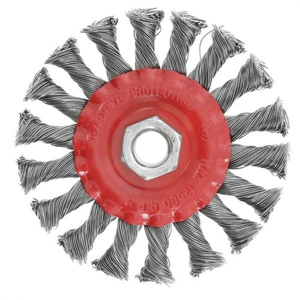 Spare and Square Hand Tools Amtech Twist Knot Wire Wheel - 100mm JL6007 - Buy Direct from Spare and Square