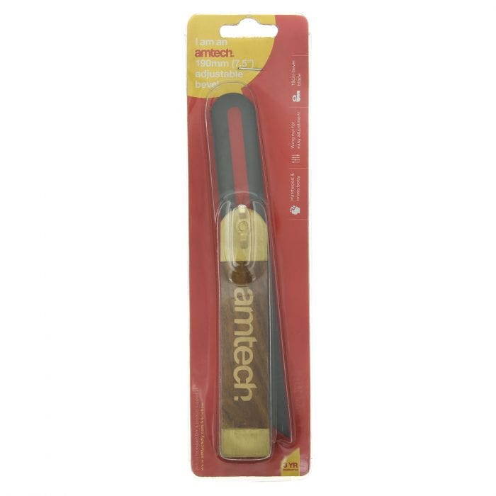 Spare and Square Hand Tools Amtech Wooden Bevel - 7.5 Inch JL262 - Buy Direct from Spare and Square