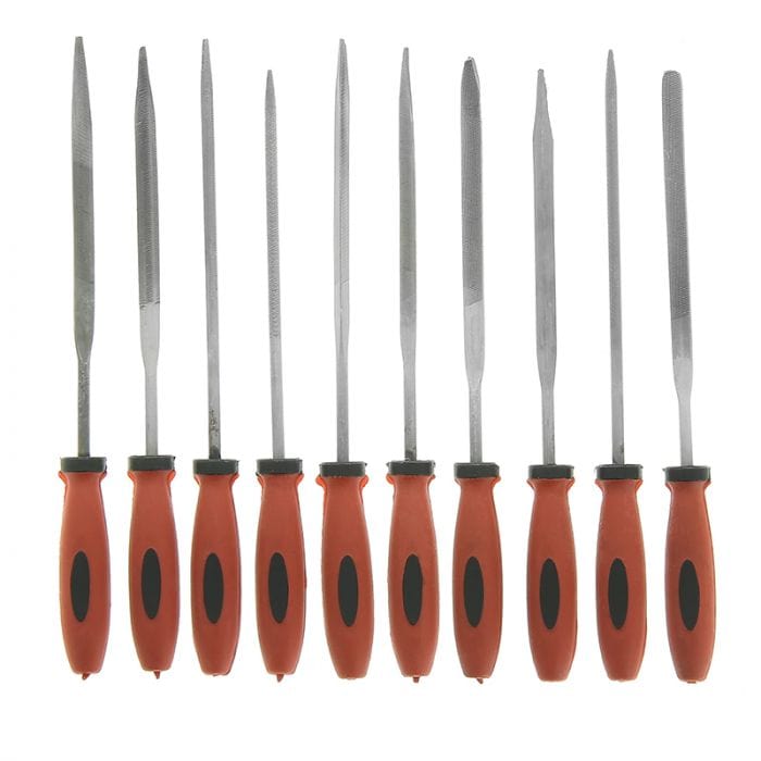 Spare and Square Hand Tools Dekton 10 Piece Needle File Set JLD008 - Buy Direct from Spare and Square