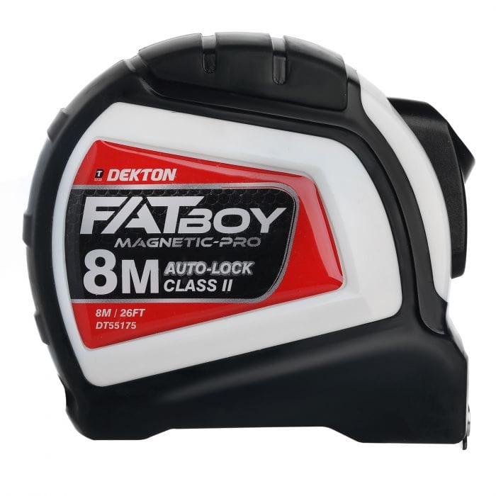 Spare and Square Hand Tools Dekton FatBoy Magnetic Tape Measure - 8m DT55175 - Buy Direct from Spare and Square