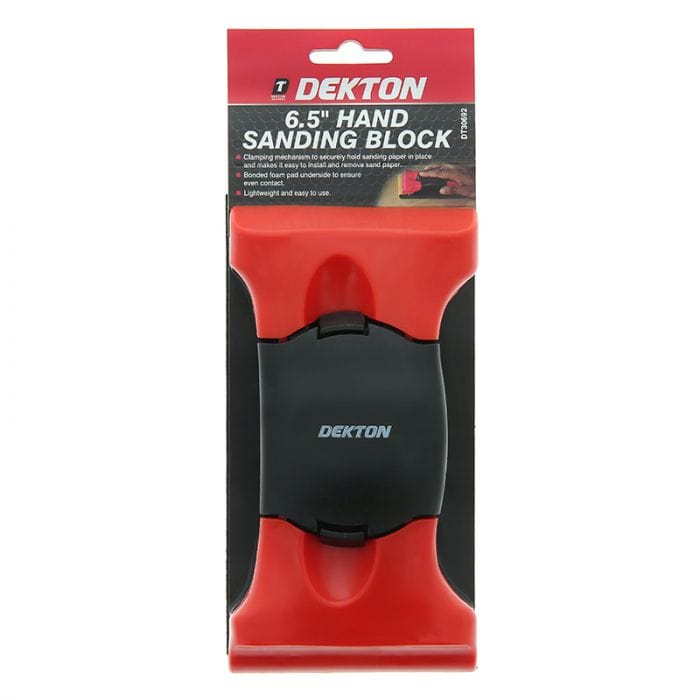 Spare and Square Hand Tools Dekton Hand Sanding Block JLD214 - Buy Direct from Spare and Square