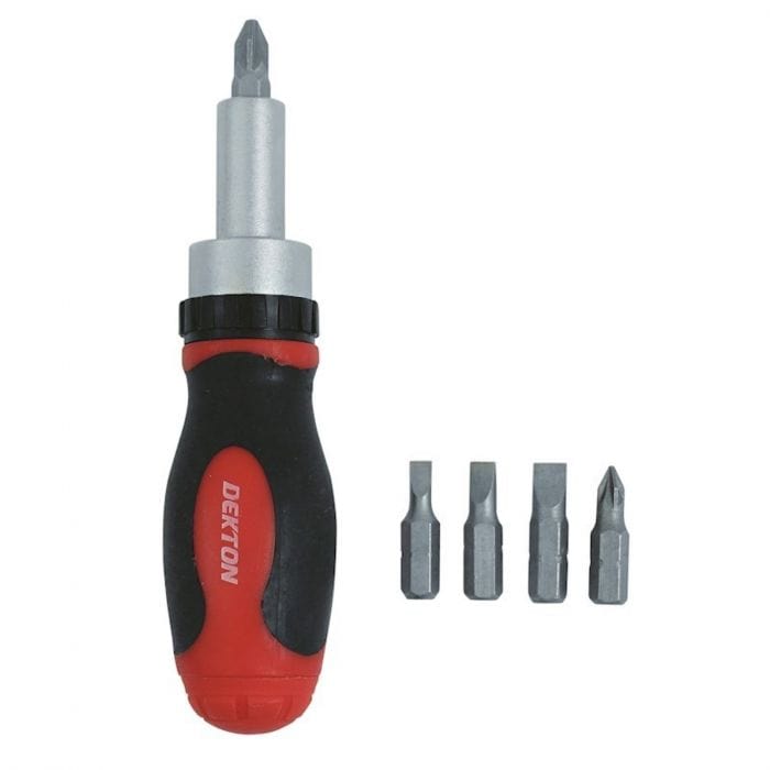 Spare and Square Hand Tools Dekton Ratchet Screwdriver Set JLD032 - Buy Direct from Spare and Square