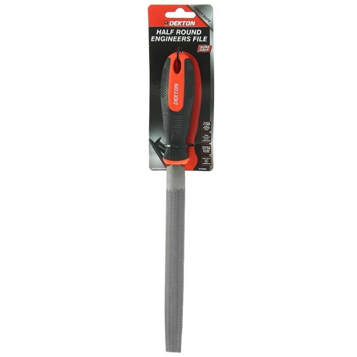 Spare and Square Hand Tools Dekton Sure Grip Half Round Engineers File JLD208 - Buy Direct from Spare and Square
