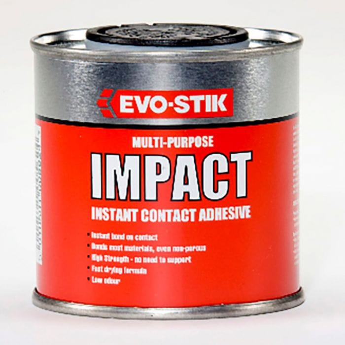 Spare and Square Hand Tools Evostik Impact Adhesive Tin 250ml JEV639 - Buy Direct from Spare and Square