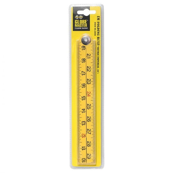 Spare and Square Hand Tools Jegs 1 Metre Folding Ruler JL122 - Buy Direct from Spare and Square