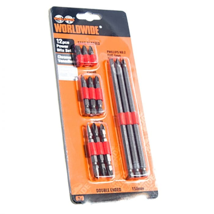Spare and Square Hand Tools Jegs 12 Piece Power Bit Screwdriver Set JL107 - Buy Direct from Spare and Square