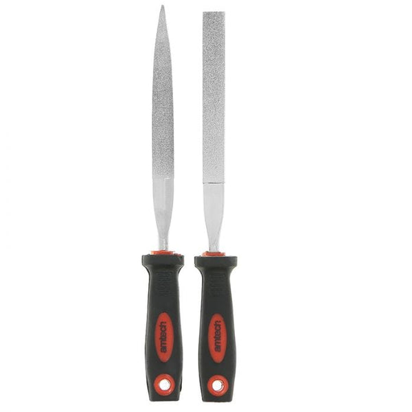 Spare and Square Hand Tools Jegs 2Pc Diamond File Set JL147 - Buy Direct from Spare and Square