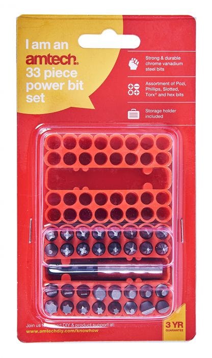 Spare and Square Hand Tools Jegs 33 Piece Power Bit Set JL035H - Buy Direct from Spare and Square