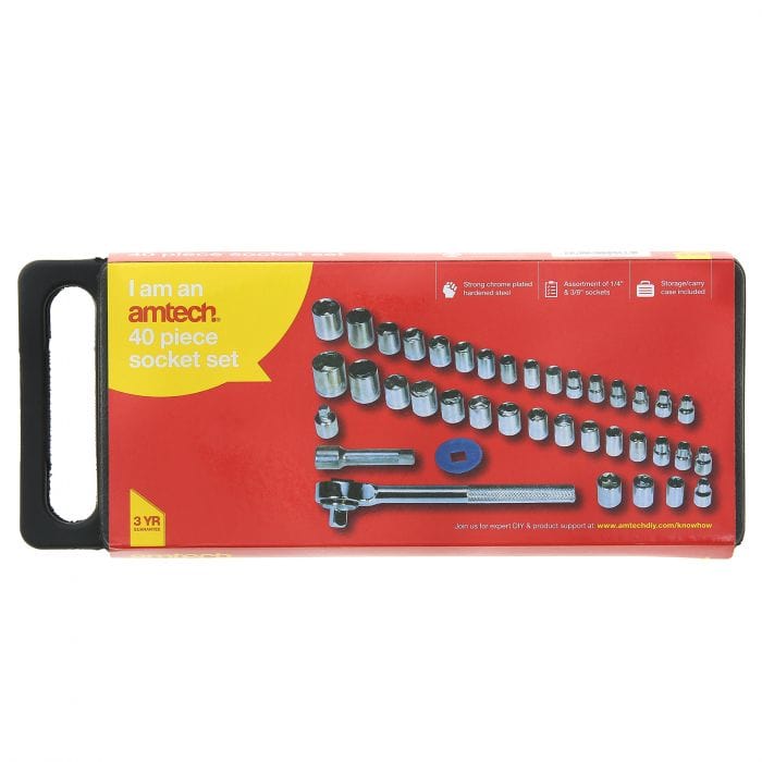 Spare and Square Hand Tools Jegs 40 Piece Budget Socket Set JL070D - Buy Direct from Spare and Square