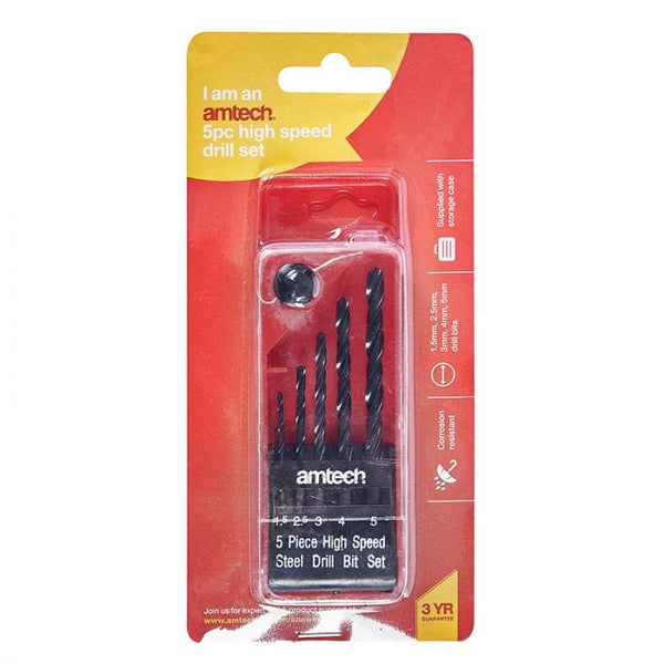 Spare and Square Hand Tools Jegs 5 Piece Hi Speed Drill Set JL068A1 - Buy Direct from Spare and Square