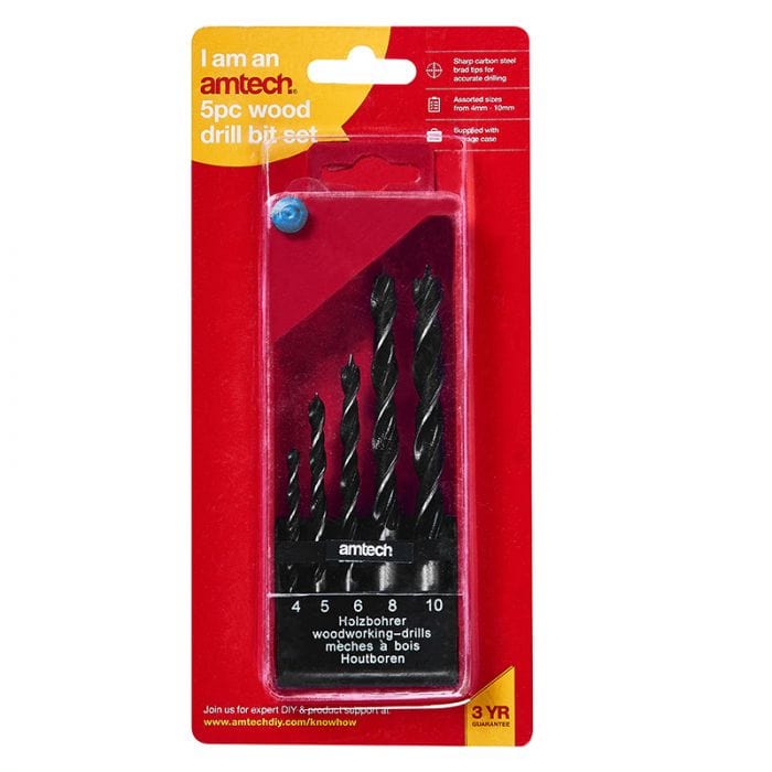 Spare and Square Hand Tools Jegs 5 Piece Wood Bit Set JL068V - Buy Direct from Spare and Square