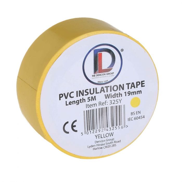 Spare and Square Hand Tools Jegs 5M Yellow Insulating Tape JG006YW - Buy Direct from Spare and Square