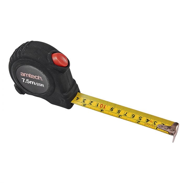 Spare and Square Hand Tools Jegs 7.5M Self - Locking Measuring Tape JL195C - Buy Direct from Spare and Square