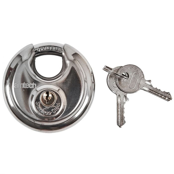 Spare and Square Hand Tools Jegs 70mm Disc Padlock With 2 Keys JL082C - Buy Direct from Spare and Square