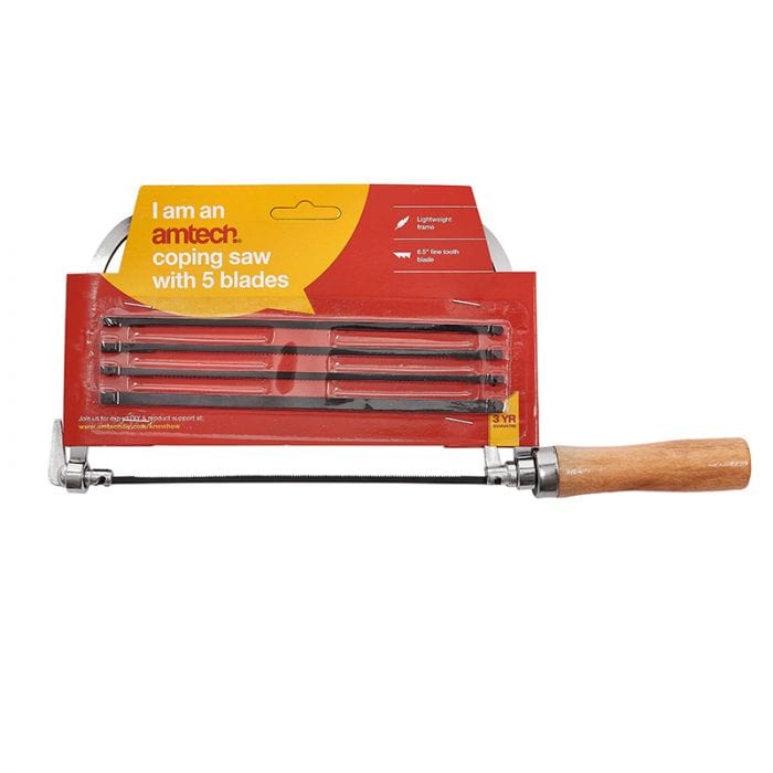 Spare and Square Hand Tools Jegs Coping Saw With 5 Blades JL091F - Buy Direct from Spare and Square
