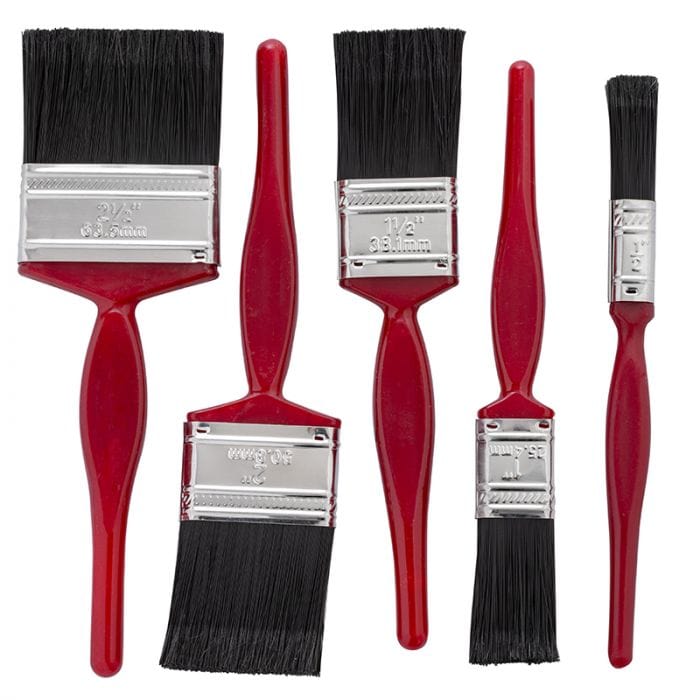 Spare and Square Hand Tools Kingfisher 5 Piece Paint Brush Set JL789 - Buy Direct from Spare and Square