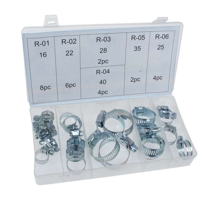 Spare and Square Hand Tools Tool Set Hose Clamp Assortment 26 Pieces MIS378 - Buy Direct from Spare and Square
