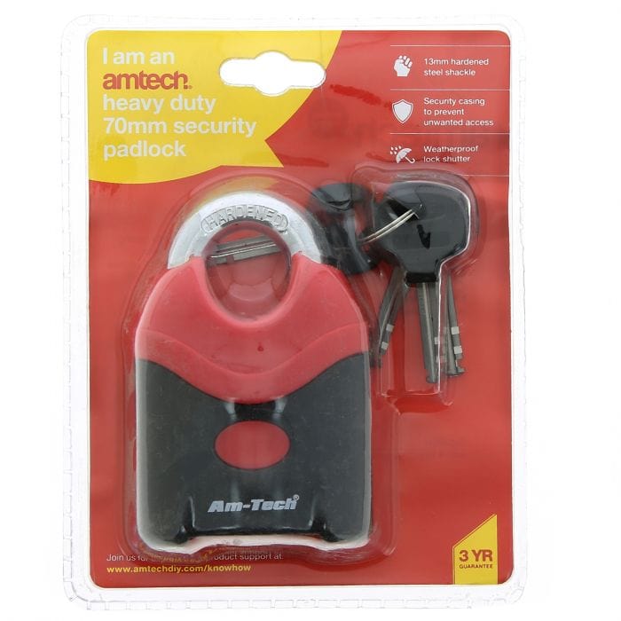 Spare and Square Home Miscellaneous Ametch Heavy Duty Padlock - 70mm JL236 - Buy Direct from Spare and Square