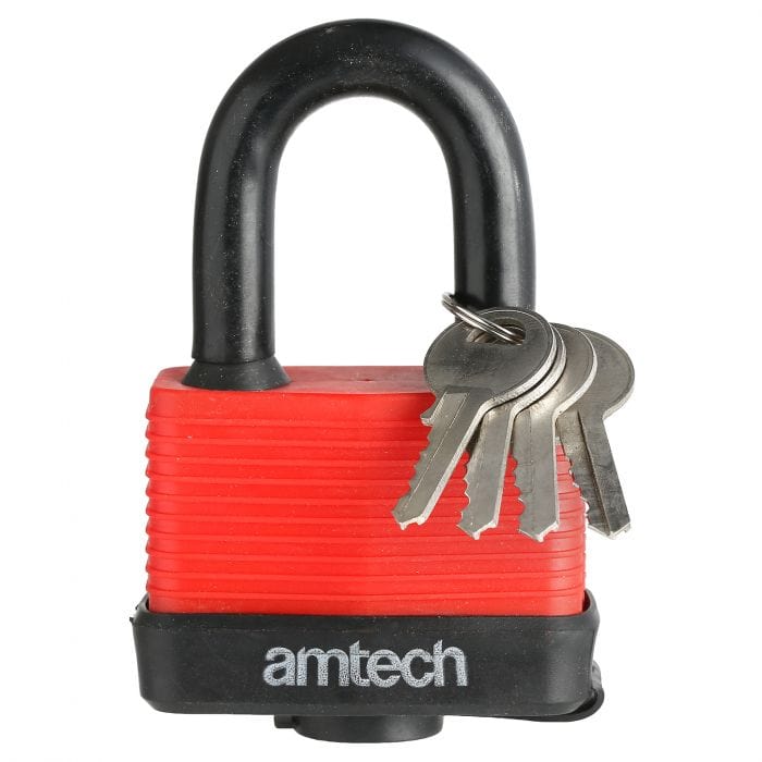 Spare and Square Home Miscellaneous Amtech Weatherproof Padlock - 65mm JL209 - Buy Direct from Spare and Square