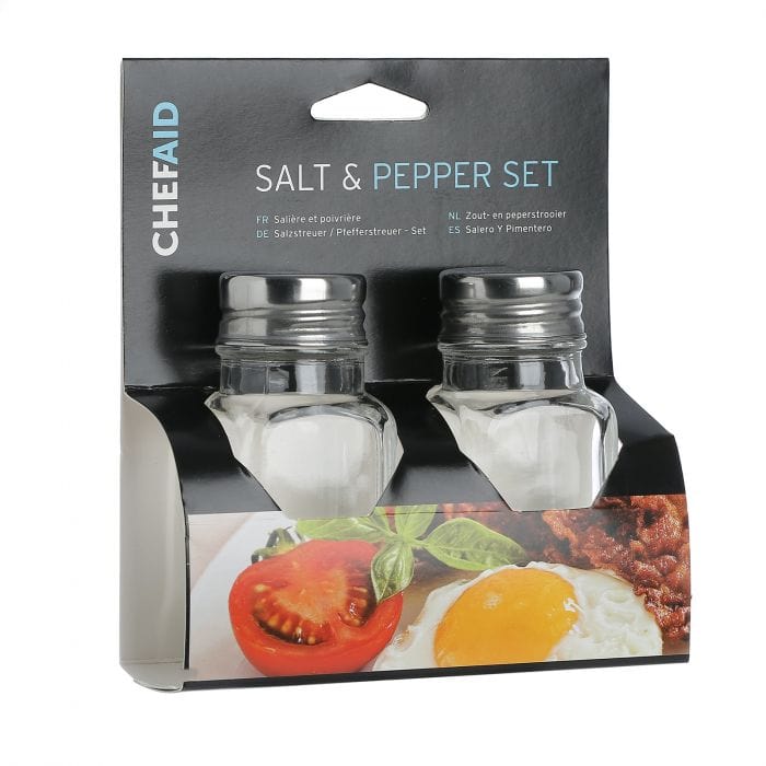 Spare and Square Home Miscellaneous Chef Aid Salt & Pepper Shakers HS009 - Buy Direct from Spare and Square