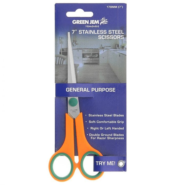 Spare and Square Home Miscellaneous Jegs 7 Inch Stainless Steel Scissors JL211 - Buy Direct from Spare and Square