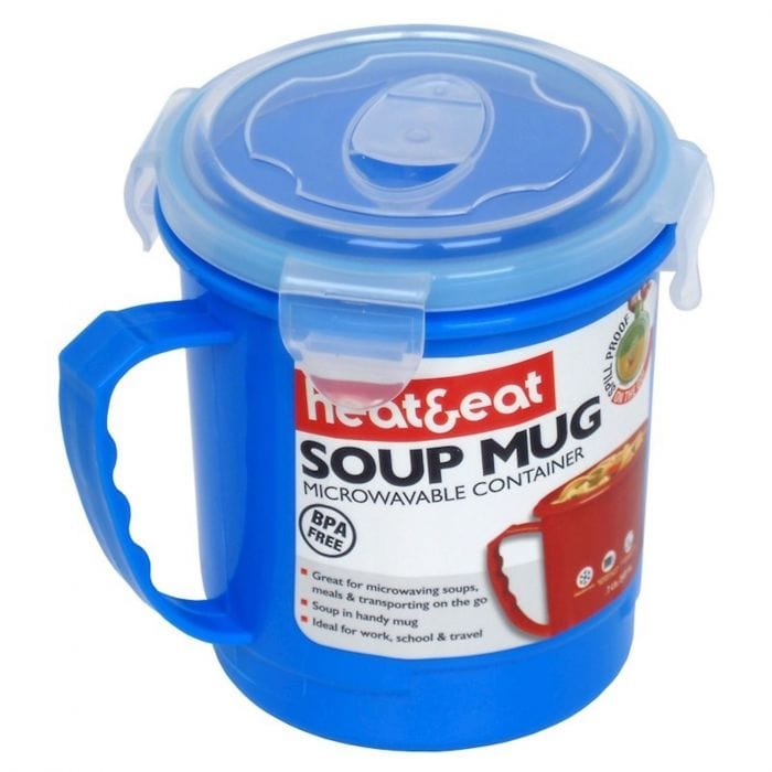 Spare and Square Home Miscellaneous Jegs Heat And Eat Soup Mug Assorted Colours HW2053 - Buy Direct from Spare and Square